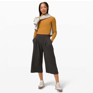 Lululemon Can You Feel The Pleat Crop Pant